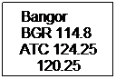 Text Box: Bangor          BGR 114.8   ATC 124.25 120.25 133.45
